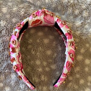Chic Pink and Gold XO Headband